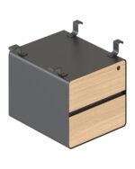 Deluxe 2 Drawer Hanging Pedestal - view 2
