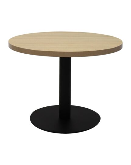 Estilo Round Coffee Table with Flat Disc Base