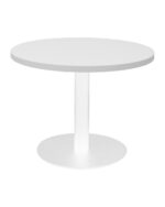 Estilo Round Coffee Table with Flat Disc Base - view 2