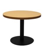 Estilo Round Coffee Table with Flat Disc Base - view 7