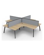 Eternity Single Sided Corner Workstation - view 5