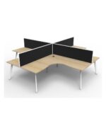 Eternity Single Sided Corner Workstation - view 6