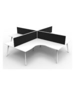 Eternity Single Sided Corner Workstation - view 8