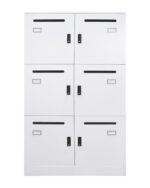 GO Steel 6 Door Office Locker Unit