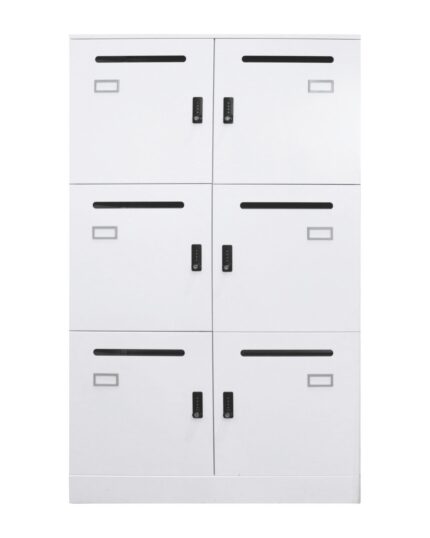 GO Steel 6 Door Office Locker Unit