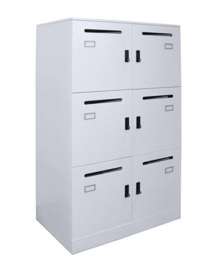GO Steel 6 Door Office Locker Unit - view 2