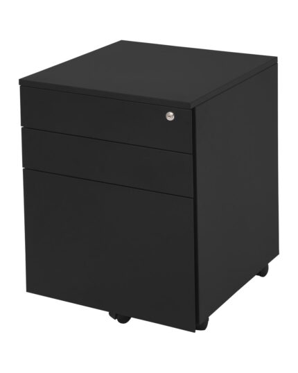 GO Steel Mobile Pedestal - 3 Drawer - view 2