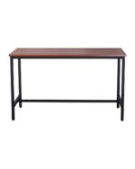 High Bar Table with Cherry top and black frame