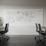 LX8 Porcelain Slim Frame Whiteboard - Image 2