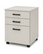 Mobile Pedestal 2 Drawer 1 File - Oyster Grey