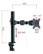 Revolve Single Monitor Arm - view 4