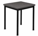 Square Table 600x600 - Dark Grey Speckle top