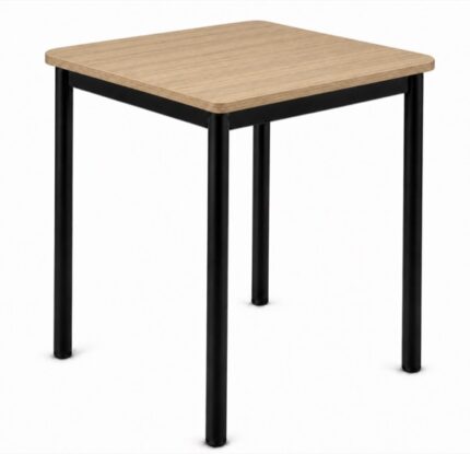 Square Table 600x600 - Natural Oak top