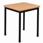 Square Table 600x600 - Warm Beech top