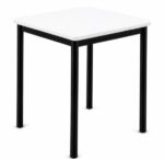 Square Table 600x600 - White top