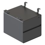 Deluxe 2 Drawer Hanging Pedestal