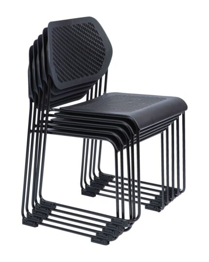 EFI Frame Sled Base Visitor Chair - Black