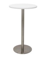 Estilo Round Dry Bar Table - Natural White