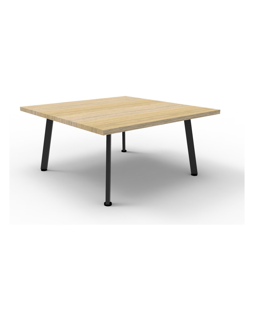 eternity-square-coffee-table-g5 Eternity Square Coffee Table - Natural Oak / Black