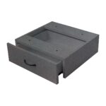 Fixed Under Desk Pedestal - Ironstone