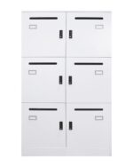 GO Steel 6 Door Office Locker Unit