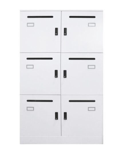 GO Steel 6 Door Office Locker Unit