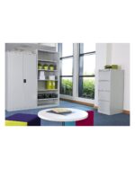 GO Steel Open Bay Shelving Unit - Silver Grey