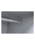 GO Steel Top Shelf with Hanging Rail - Silver Grey