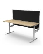Halo+ Single Sided Desk - Natural Oak