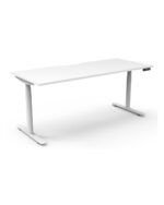 Halo+ Single Sided Desk - Natural White