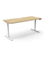 Halo+ Single Sided Desk - Natural Oak