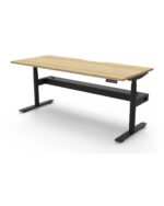 Halo+ Single Sided Desk - Natural Oak