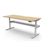 Halo+ Single Sided Desk - Natural Oak