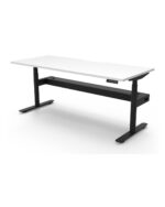 Halo+ Single Sided Desk - Natural White