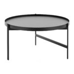 Nido Round Coffee Table - Black / Beech