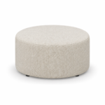 Round 900 Ottoman in Keylargo Oatmeal fabric