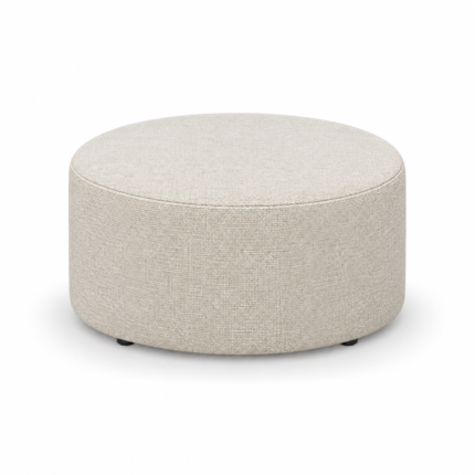 Round 900 Ottoman in Keylargo Oatmeal fabric