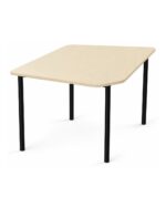 Shield Pro collaborative classroom table - Single Dansk Maple