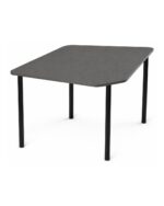 Shield Pro collaborative classroom table - Single Ironstone