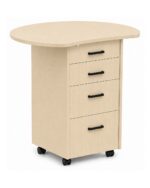 Zipp Caddy mobile teaching station - Arc Top - Dansk Maple
