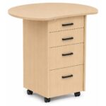 Zipp Caddy mobile teaching station - Arc Top - Raw Birchply