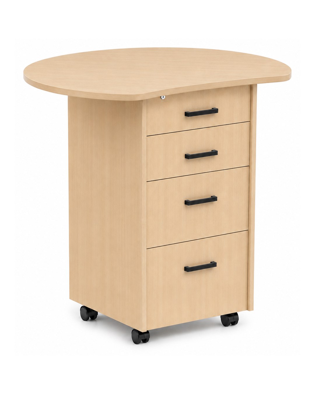 zipp-caddy-arc-raw-birchply Zipp Caddy mobile teaching station - Arc Top - Raw Birchply