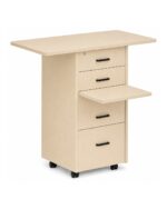 Zipp Caddy mobile teaching station - Rectangle Top - Dansk Maple