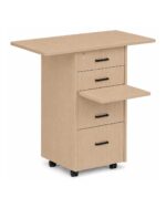 Zipp Caddy mobile teaching station - Rectangle Top - Select Beech
