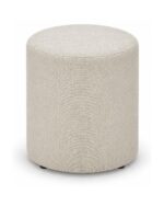 Round 400 Ottoman - Keylargo Oatmeal fabric