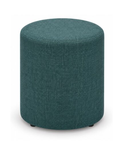 Round 400 Ottoman - Keylargo Teal fabric