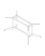 Typhoon Single Stage Meeting Table Frame - Image 5